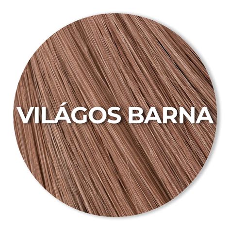 Barna hajszínek skálája a világos nugáttól az espressoig