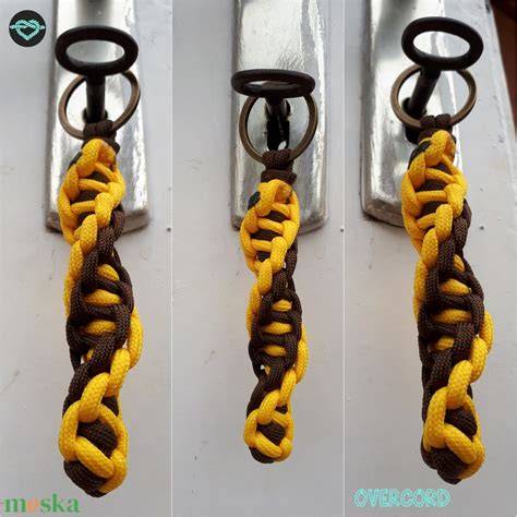 Paracord kulcstartó grafikus ábra