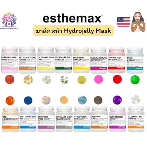 Esthemax HydroJelly maszk infographic
