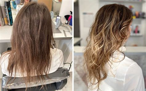 hajfestés lépései