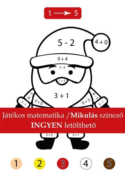 Infografika: Mikulás és a színező karaktereinek útja a rajzlapon