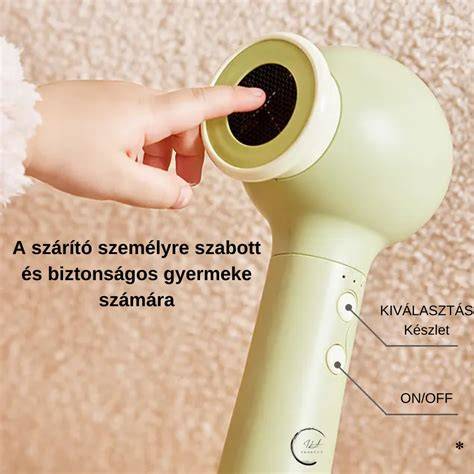 Infografika: Gyerekeknek szánt hajszárító kiválasztási szempontok