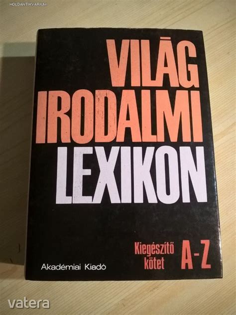 A Világirodalmi Lexikon VII. kötetének címlapja