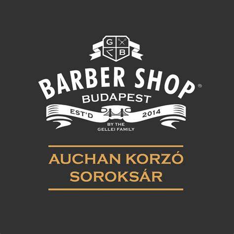 Infografika a Barber Shop Budapest - Auchan hálózatának elterjedtségéről
