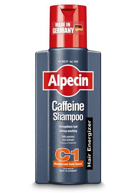 Alpecin Coffein C1 sampon grafikon és hatóanyagok