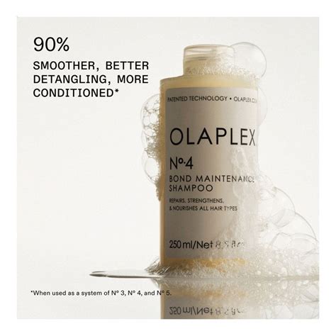 Olaplex No.4 Bond Maintenance sampon címke