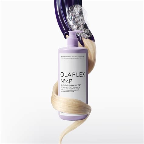 Olaplex No.4-P Blonde Enhancer Toning Shampoo címke