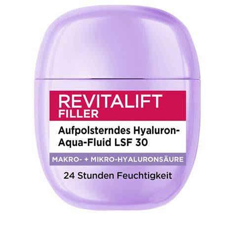 Diagram: RevitaLift Filler összetevőinek funkciói.
