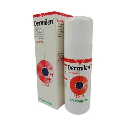 Dermilen sampon csomagolás és flakon