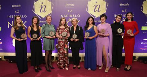 Erdélyi Mónika a Femcafe Inspiráló Nők Gáláján