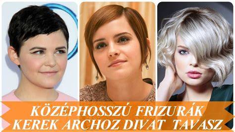 Hullámos hosszú frizura kerek archoz