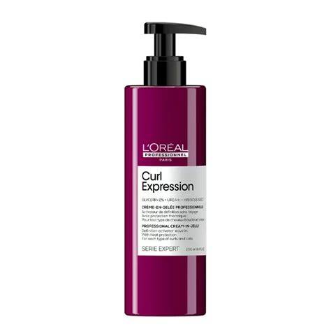 Loreal Curl Expression ápoló hajformázó krém infographic