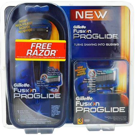 Gillette Fusion ProGlide pengék és cserefejek diagram