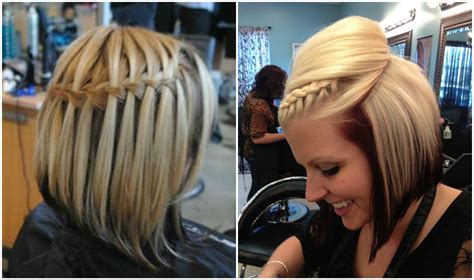 Női frizura fonattal