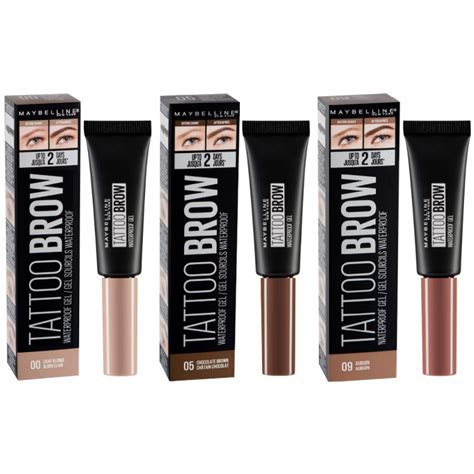 Maybelline Tattoo Brow tartóssági teszt micellás vízzel