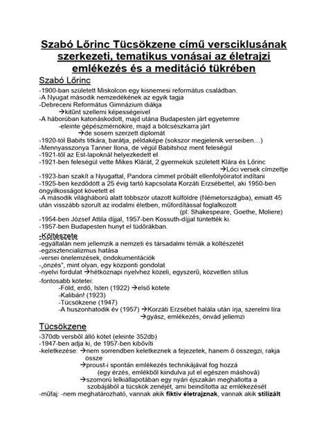 Szabó Lőrinc életrajzi vázlat térképen