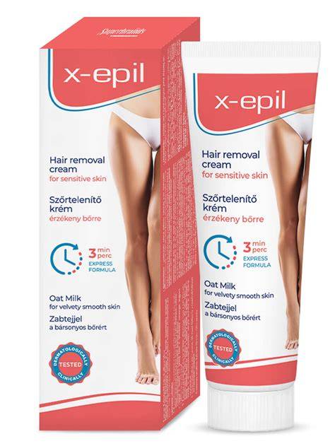Infografika: X-Epil szőrtelenítő krém termékcsalád