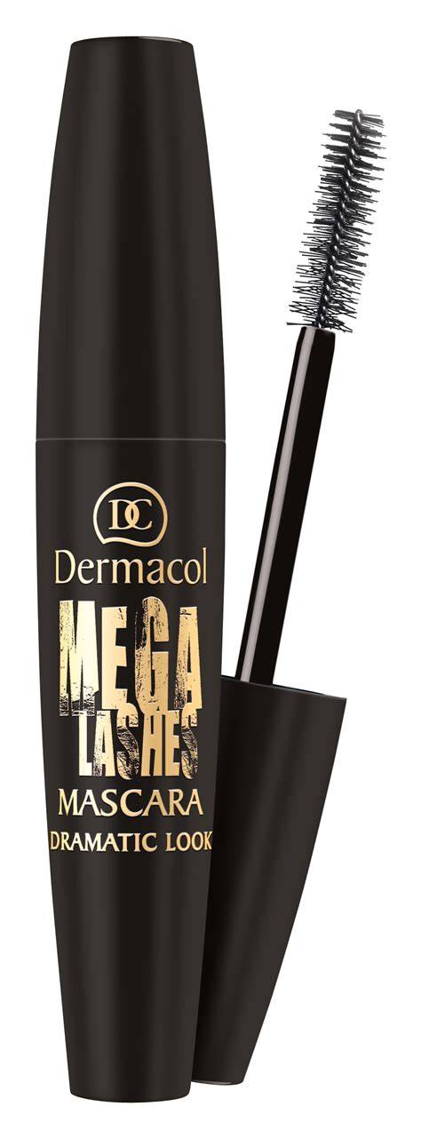 Dermacol Mega Lashes és kapcsolódó termékfotók infografika