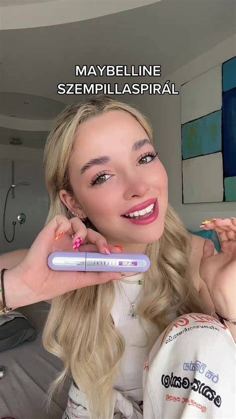 Infografika a Maybelline szempillaspirálok fő típusairól: hatás, kefetípusok, vízállóság