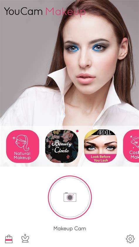 YouChat YouCam Makeup interfész és élő frizura előnézet