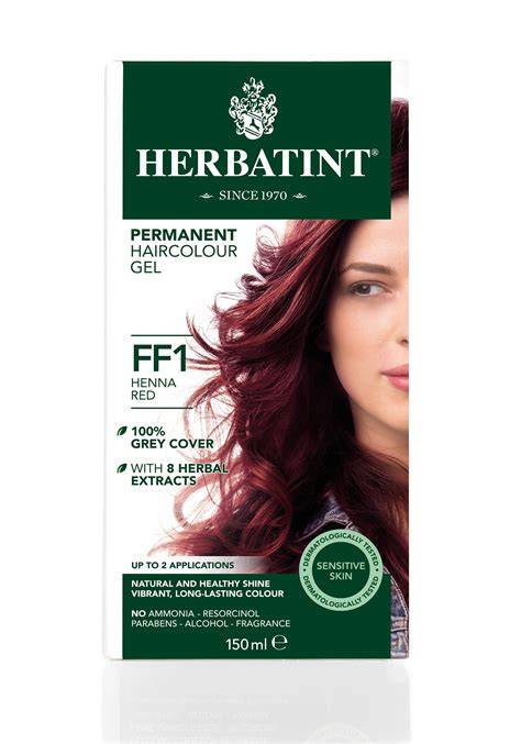 Infografika: Herbatint FF1 FF1 színkialakítás és összetevők