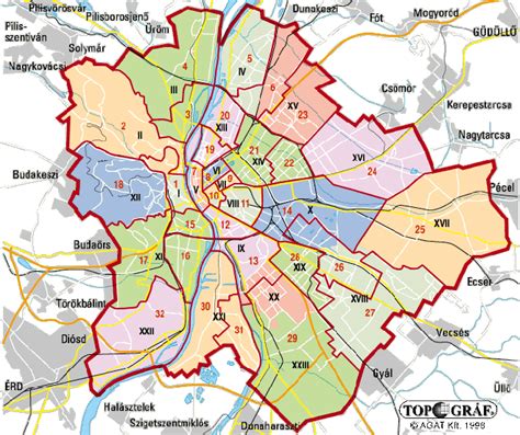 Térkép Budapest XI. kerületéről
