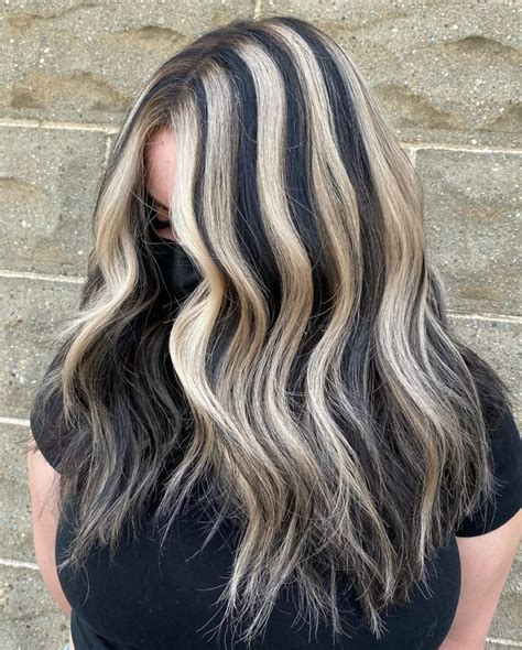 Chunky highlights frizurák inspirációként