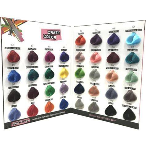 Képek a barna hajra felvitt Crazy Color színekről