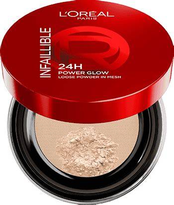 Infografika: Infaillible 24H Power Glow Loose Powder működési elvei
