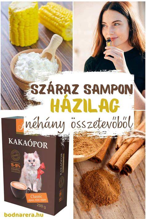 természetes sampon ábrázolás infographic