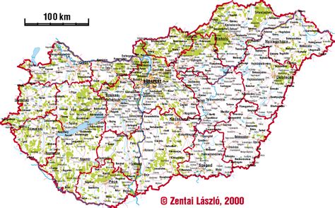 Magyarország térképe