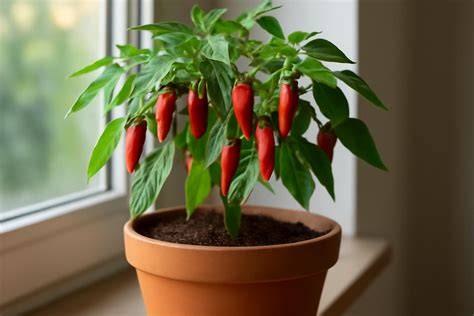 Paprika- és chili növények elhelyezkedése és termesztése