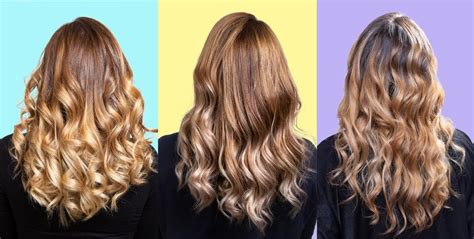 Infografika: melírtechnikák összehasonlítása (balayage, ombre, sombre, balayage)