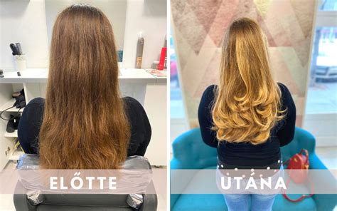 Összehasonlítás: haj festés előtt és után