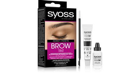Syoss Brow Tint doboz és tartozékok