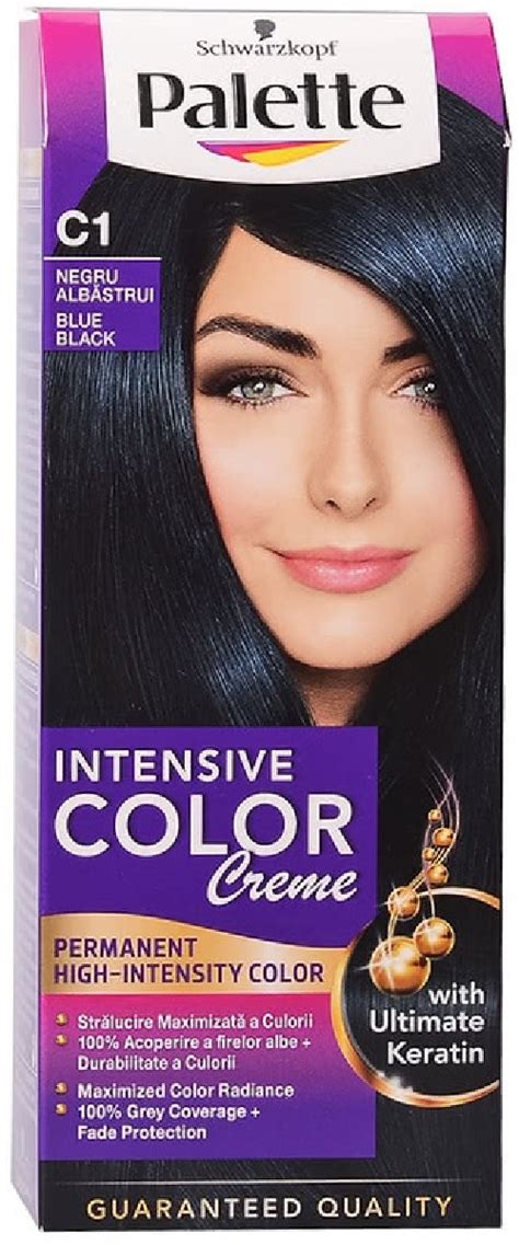 Palette Zafír Fekete hajfesték doboza