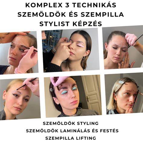 Infografika a szempilla típusokról és a felhelyezés lépéseiről