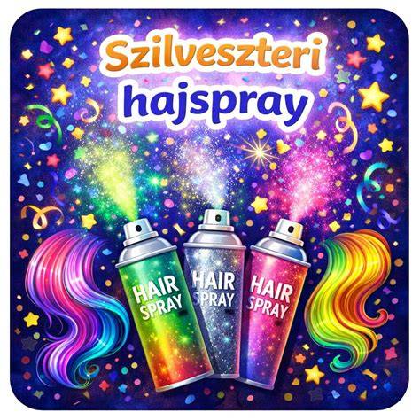 színes hajspray paletta