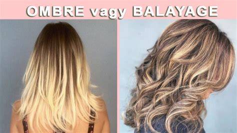 Ombre és balayage példafotó