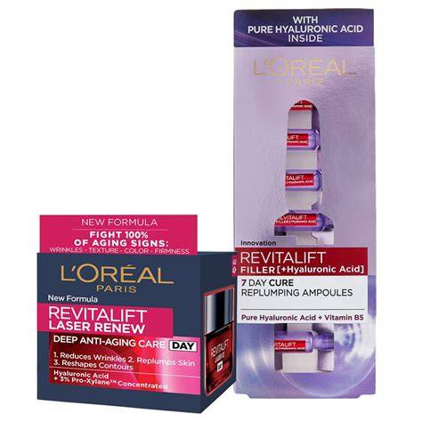 Revitalift termékek és szérum ampullák