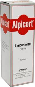 Infografika: Alpicort Plus oldat összetevői és hatásmechanizmus