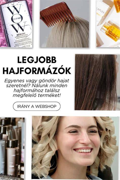 Szimulált hajformázási lépések