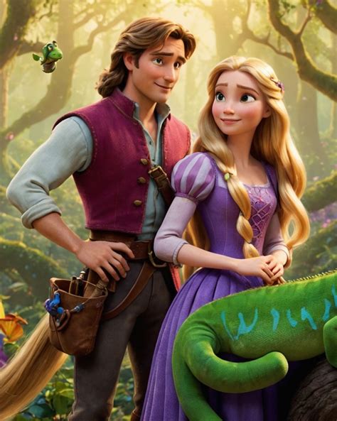 Aranyhaj és Flynn Rider a lebegő lámpások alatt