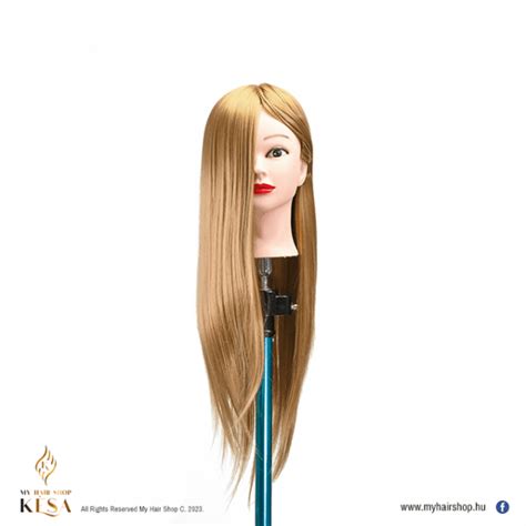 Fodrász babafej különböző frizurákkal