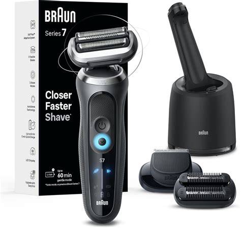 Infografika: Braun Series 7 és Series 9 technológiai összetevők