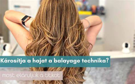 Balayage hajfestési technika bemutatása