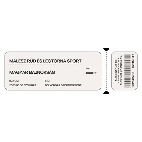 dalestély plakát és belépőjegy