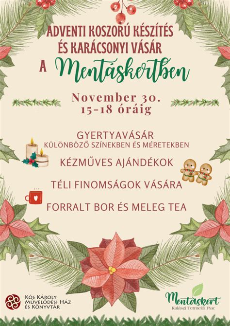 korabeli karácsonyi vásár plakát