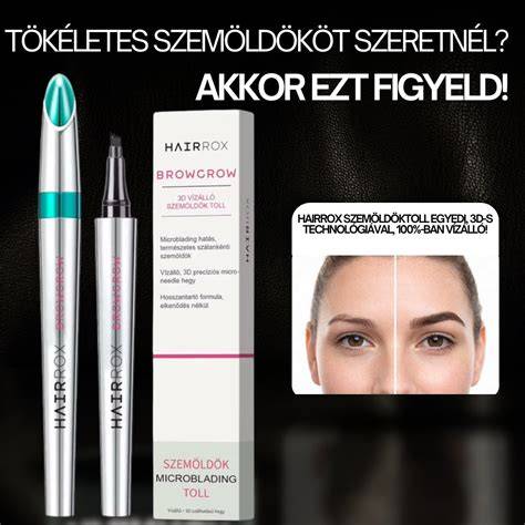 Infografika: hogyan működik a microblading toll a szemöldök megformázásában