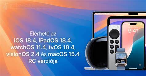 Eszközök kompatibilitási diagramja: iOS, macOS és VisionOS verziók